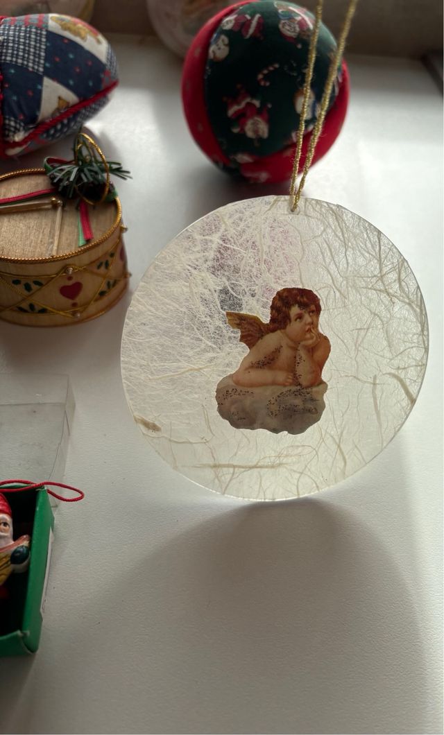 Lotto 16 decorazioni natalizie artigianali