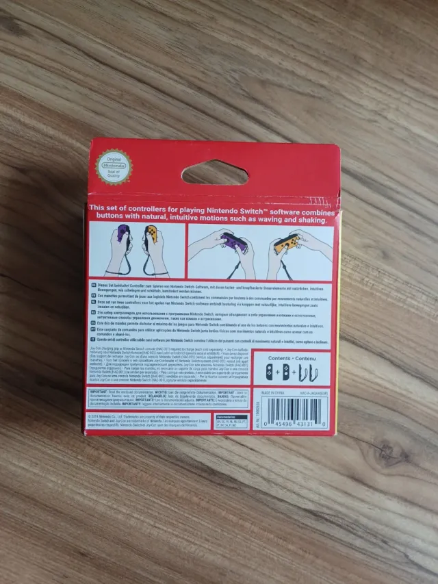 Joy-Con Nintendo Switch Roxo e Amarelo