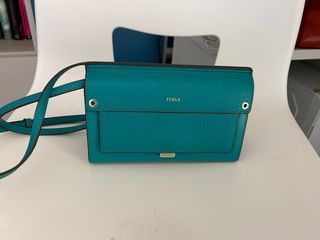 Borsetta Furla turchese/ verde
