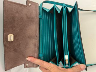Borsetta Furla turchese/ verde
