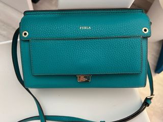Borsetta Furla turchese/ verde
