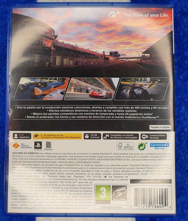 Gran Turismo 7 PS5 COMPATIBLE PSVR2 NUEVO