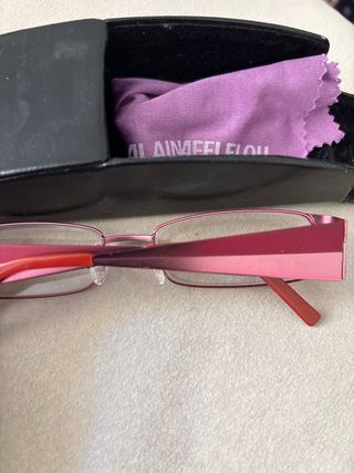 Gafas Alain Afflelou Rosas. De metal.
