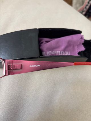 Gafas Alain Afflelou Rosas. De metal.