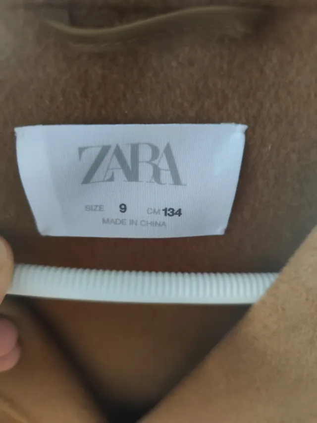 Abrigo Zara Niña Talla 9 Años