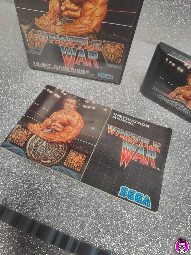 Wrestle War SEGA Mega Drive Cartuccia Manuale