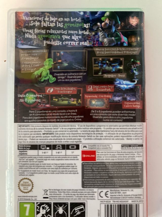 Luigi's Mansion 3 Nintendo Switch