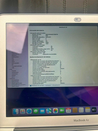 MacBook Air 2017 8GB RAM 128GB