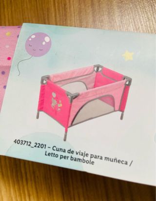 Cuna de Viaje para Muñeca - Nueva
