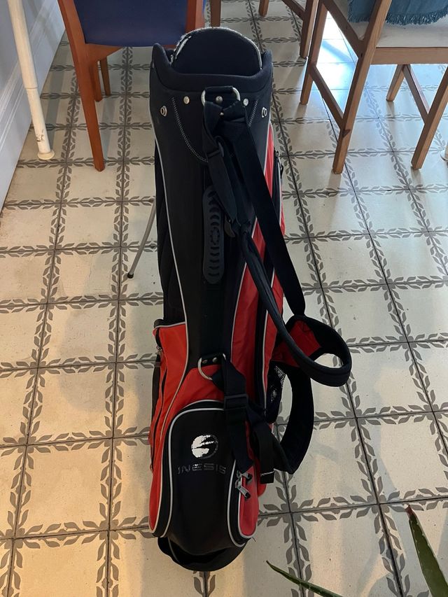 Bolsa de Golf Inesis Negra y Roja