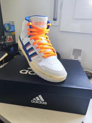 Adidas Zapatillas Altas Naranja Blanco