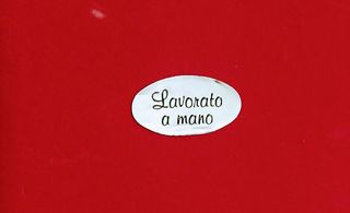 Scatola decorata a mano Natale Poinsettia