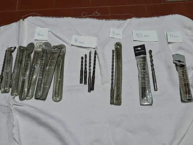 Set punte muro SDS Fischer / black&decker