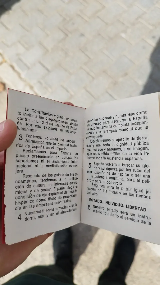 Puntos Programáticos Falange Española JONS