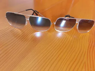 Lote 100+ Gafas de Sol Aviador Doradas
