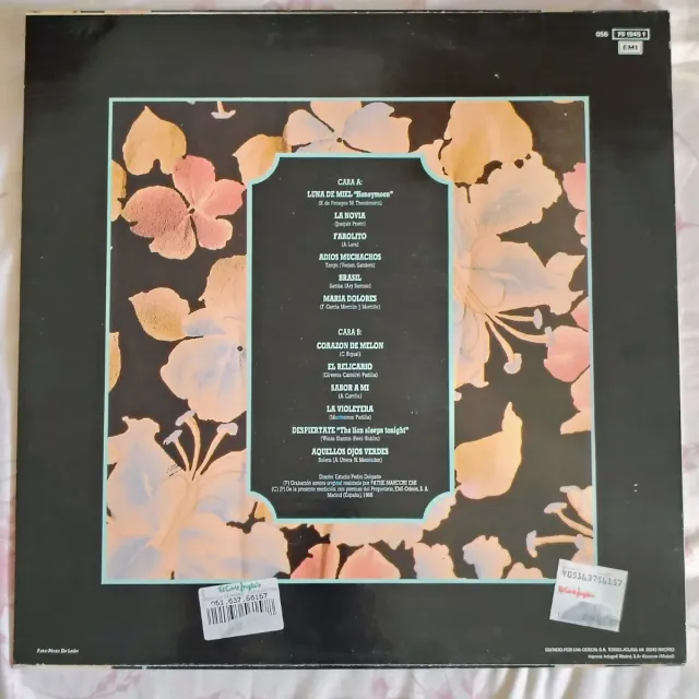 Vinilo Lo Mejor de Gloria Lasso 1988 EMI