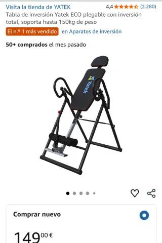 Tabla de inversión Yatek ECO