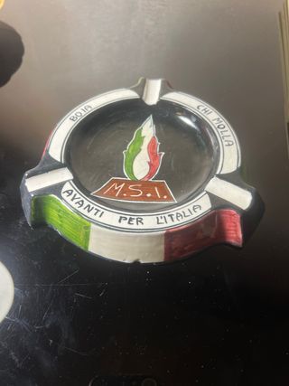 Busto Mussolini e posacenere Benito Mussolini e pi