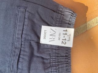 Pantalón Zara niño negro talla 11/12 años