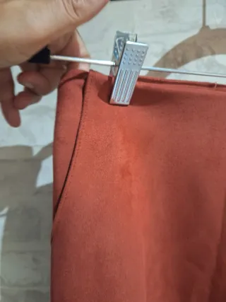 Minifalda Pull&Bear color teja