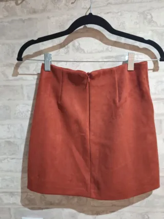 Minifalda Pull&Bear color teja