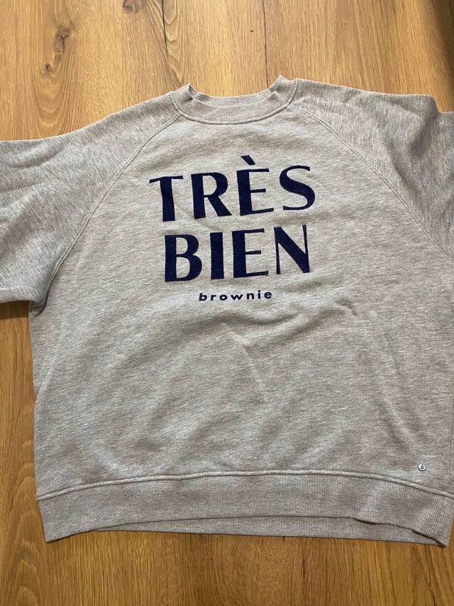 Sudadera Brownie gris talla M