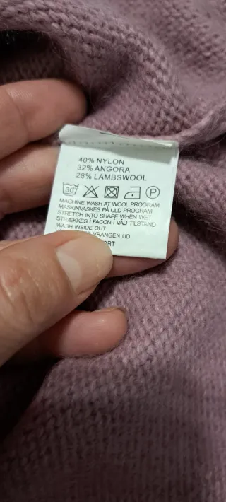 Chaleco B.Young Angora Talla Única Rosa