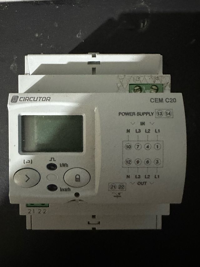 Medidor de energía Circutor CEM C20