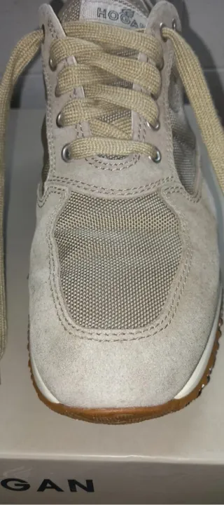 Scarpa Hogan Uomo Beige/Grigio