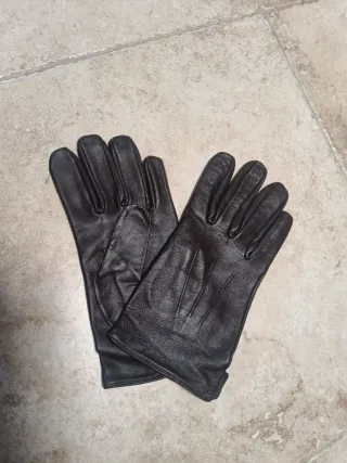 Guantes de piel Real 8.5.