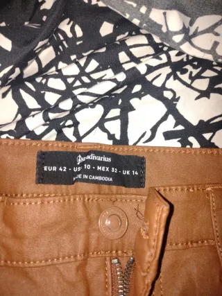 Pantalón mujer marrón