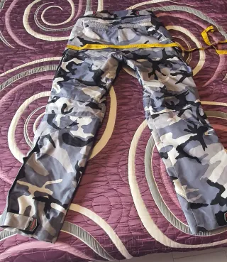 Pantalón Moto Invierno Gris camuflage