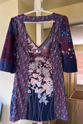 Vestido Zara floral M