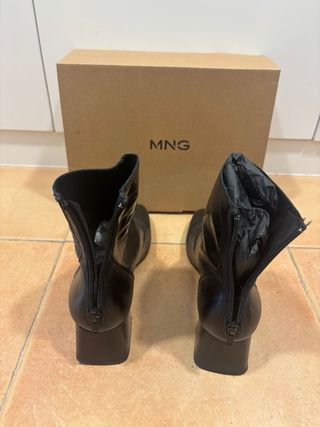 Botines piel MANGO Talla 39