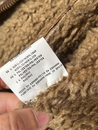 Chaquetón forrado marrón