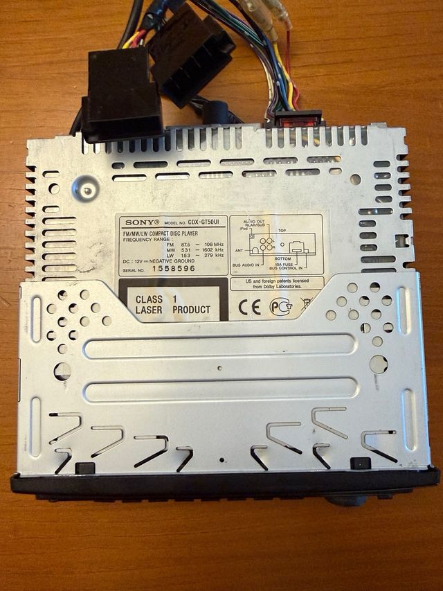 Radio Coche Sony CDX-GT50UI