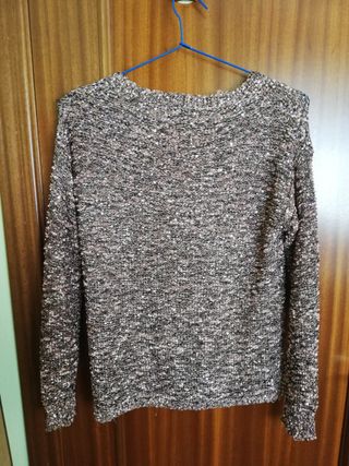 Top de manga larga brillante