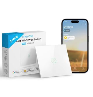 ✨ - Meross Interruptor de Pared Táctil WiFi, 2 Vía