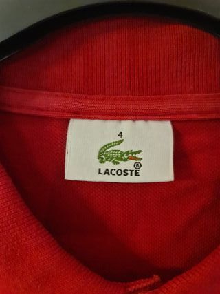 Polo Lacoste Uomo Rosso