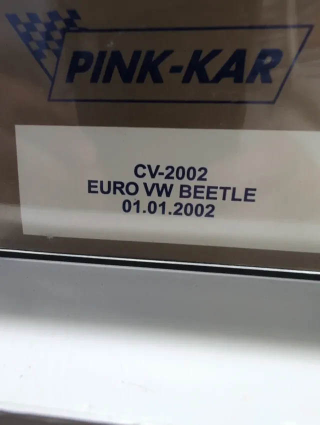 Coche Slot VW Beetle Euro Pink-kar