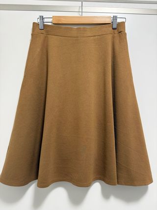 Falda Promod Talla M Marrón