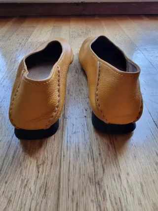 Bailarinas Camper Amarillas Mujer