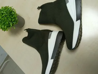 Zapatillas Bota Verde