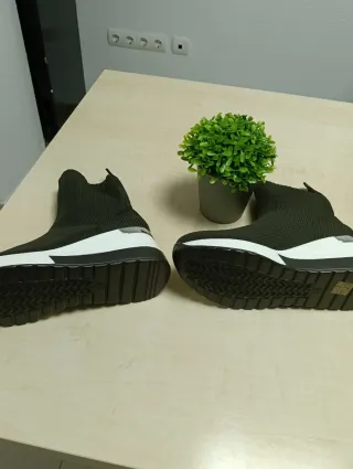 Zapatillas Bota Verde