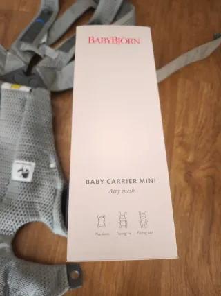 BabyBjörn Carrier Mini Mesh Gris