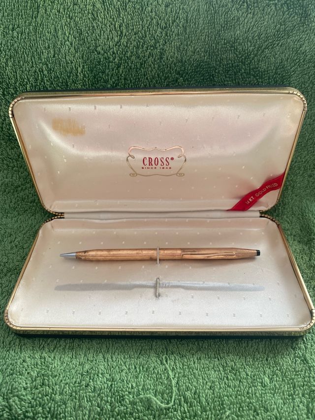 Estuche Cross Portaminas 14kt Oro