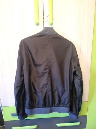 Chaqueta Bomber Zara Hombre Negra
