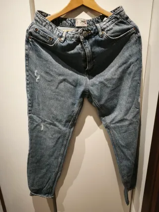 Jeans Mom Blu
