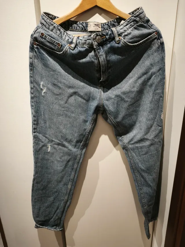 Jeans Mom Blu
