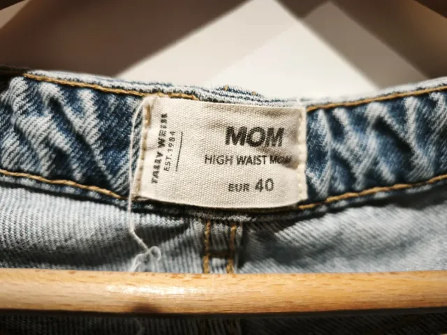 Jeans Mom Blu